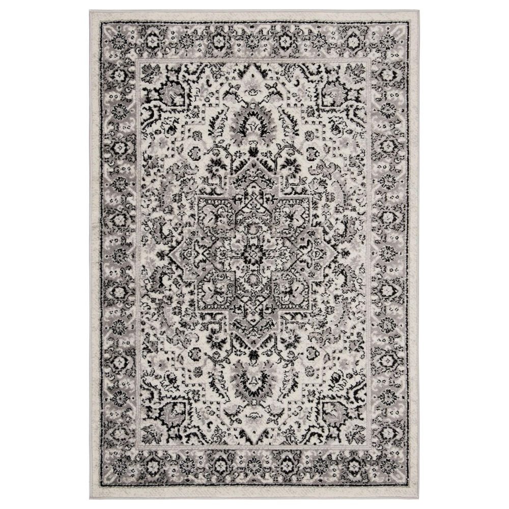 Safavieh Skyler SKY126K 4" x 6" Gray and Ivory Area Rug, , large