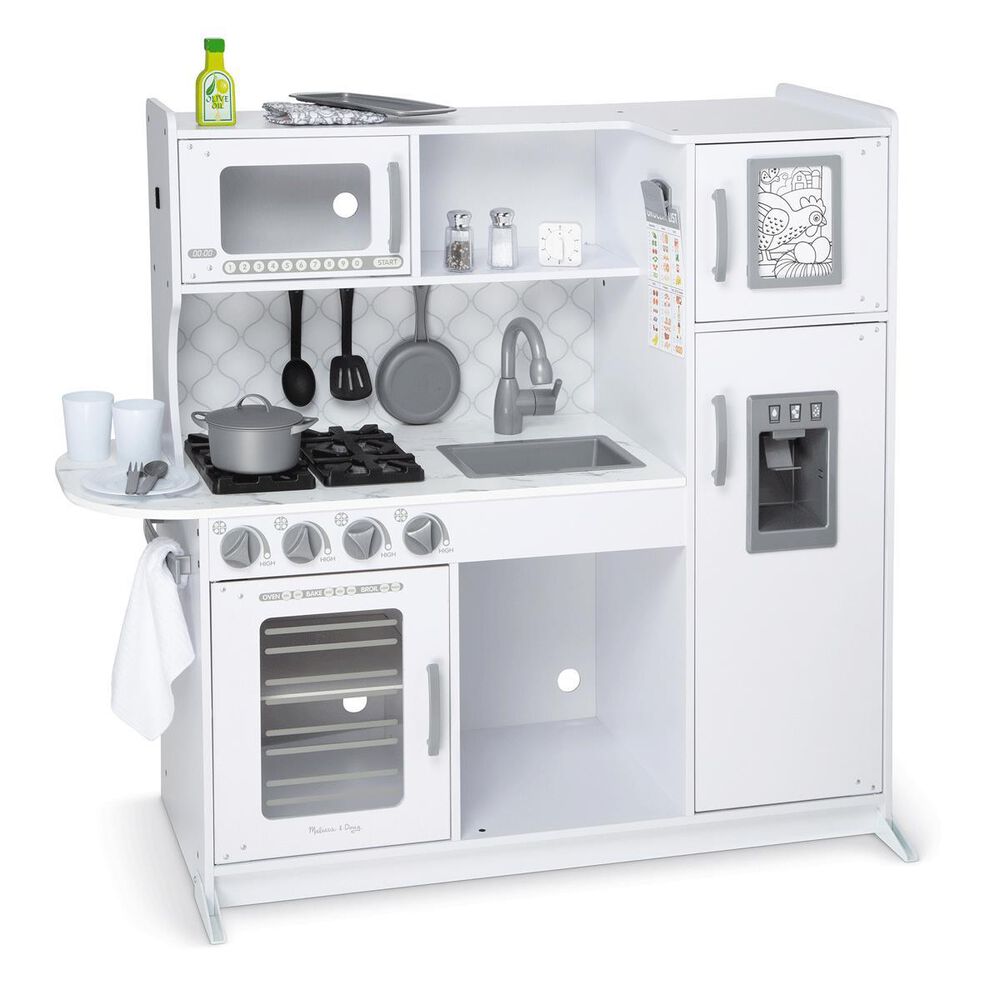 Melissa & Doug Chefs Kitchen Building Set in Cloud White, , large
