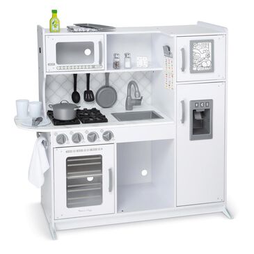 Melissa & Doug Chefs Kitchen Building Set in Cloud White, , large