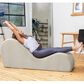Jaxx Avana Chaise Lounge Yoga Chair in Buckwheat Velvet, , large