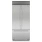 Sub Zero 20.5 Cu. Ft. Classic 3-Door French Door Refrigerator with Tubular Handle in Stainless Steel, , large