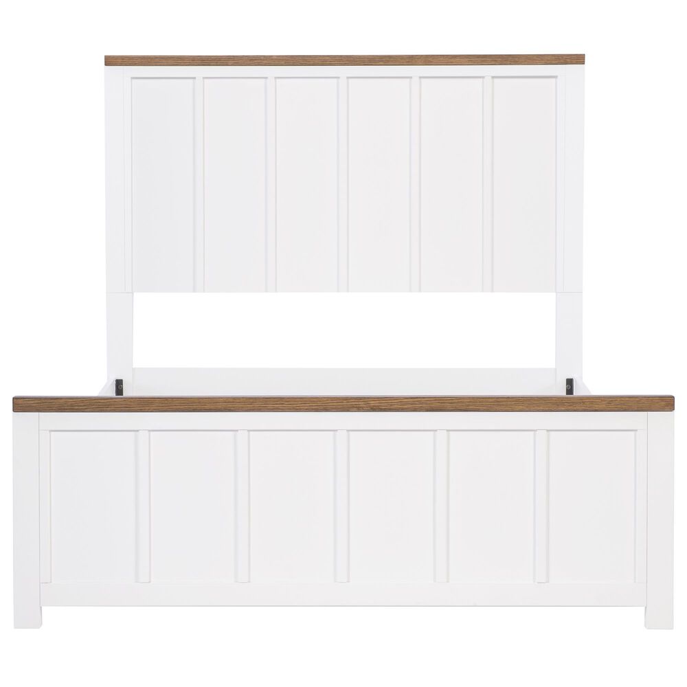 Legacy Classic Dutton 4-Piece Full Bedroom Set in Natural White, Toasted Coconut and Aged Black, , large