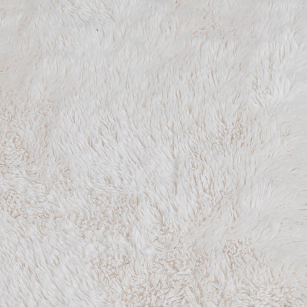 Central Oriental Belgian White 5' x 7' Area Rug, , large