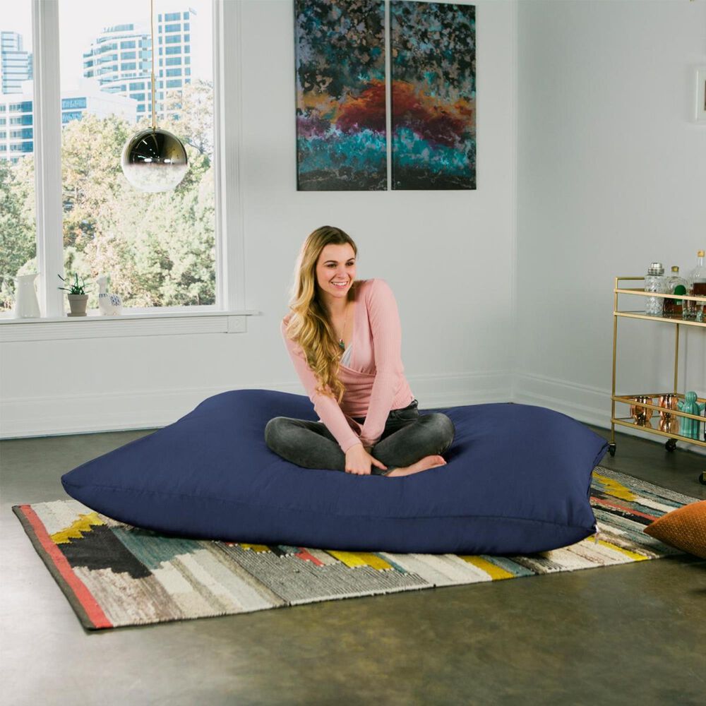 Jaxx 5.5&#39; Pillow Bean Bag Pillow in Navy, , large