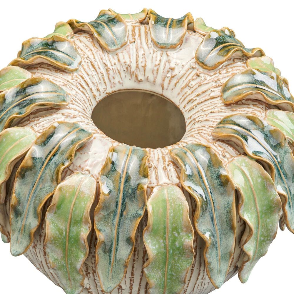 Slatehouse Fern Hollow Small Vase in Green, , large