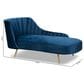 Baxton Studio Kailyn Upholstered Chaise in Navy Blue Velvet, , large