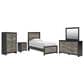 Ashley Broachmyn 5-Piece Twin Bedroom Set in Black and Gray, , large