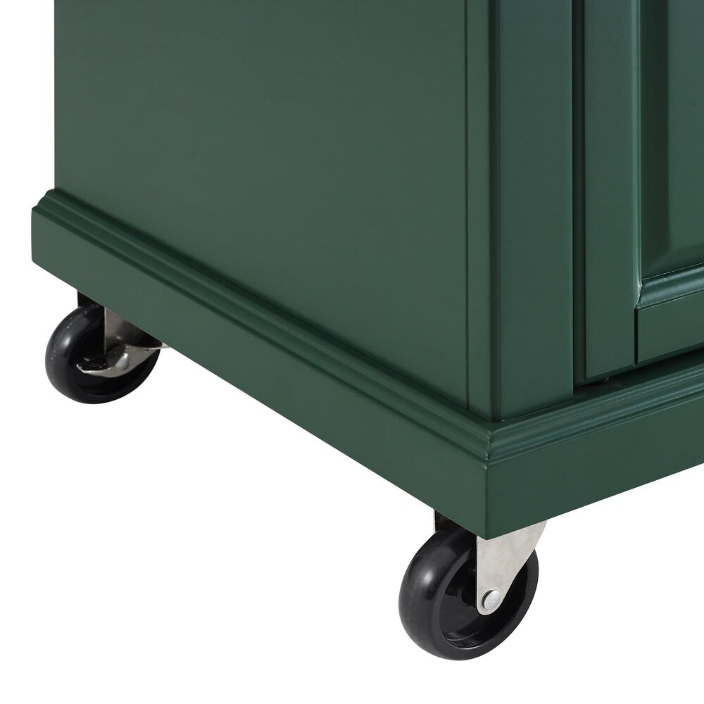 Crosley Furniture Madison Kitchen Island/Cart in Emerald Green NFM