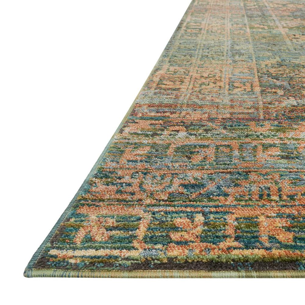 Loloi Javari JV-03 2&#39;6&quot; x 4&#39; Lagoon and Fiesta Area Rug, , large