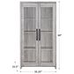 Pacific Landing 2-Door Tall Cabinet in Grey Driftwood, , large