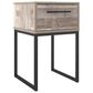 Ashley Neilsville 1-Drawer Nightstand in Whitewash and Dark Brown, , large