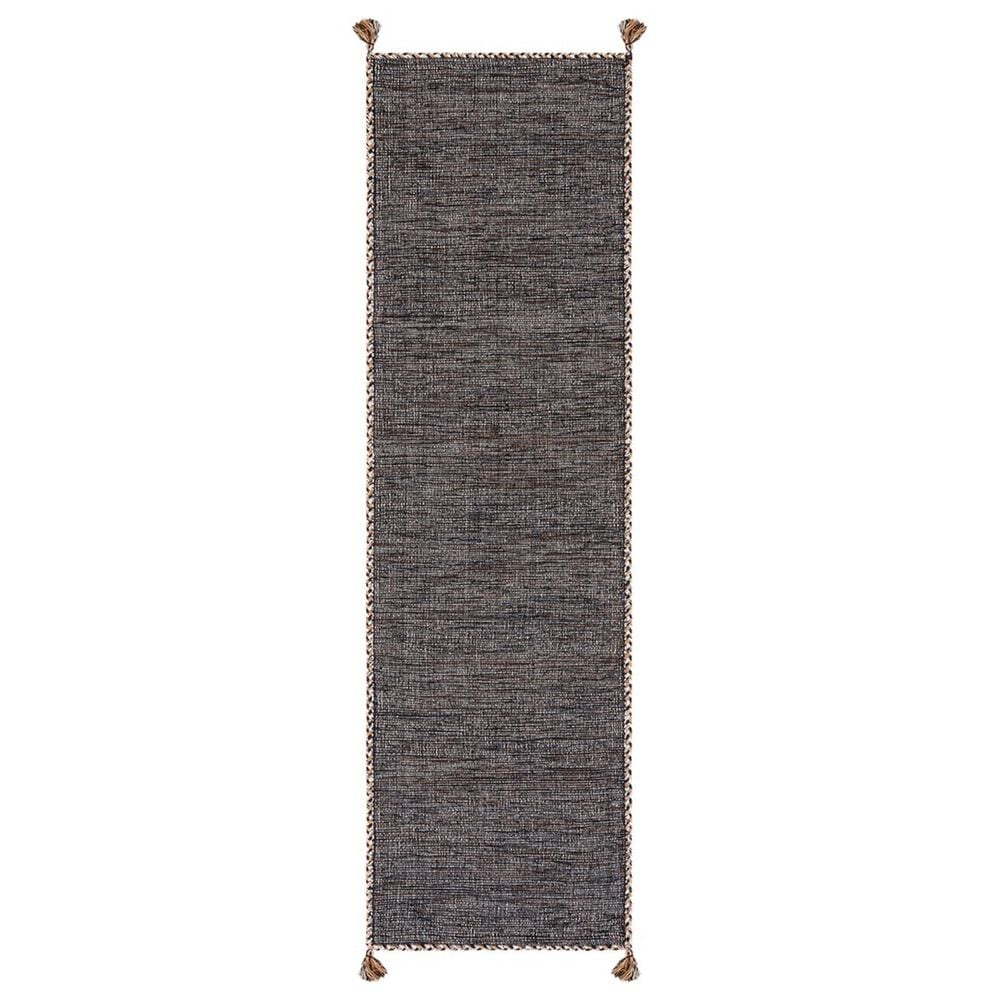 Safavieh Montauk 2"3" x 11"7" Beige and Black Runner, , large