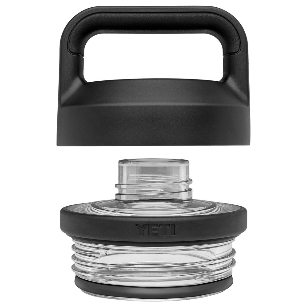 YETI Rambler 18 Oz Water Bottle with Chug Cap in Black, , large
