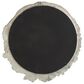 Maple and Jade 35" Round Metal Abstract Wall Mirror in Silver, , large