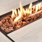 HOMLUX 42" Outdoor Propane Fire Pit Table in Black, , large