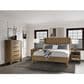 Shannon Hills Davie King Wood Panel Bed in Pale Oak, , large