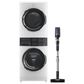 Electrolux 27" Electric Laundry Center in White & Ultimate 800 Multi-Surface Stick Vacuum, , large