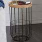 Uma Enterprises Tray Top Accent Table in Brown and Black, , large