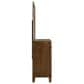 New Heritage Ballard 5 Piece Wood King Panel Bedroom Set in Walnut, , large
