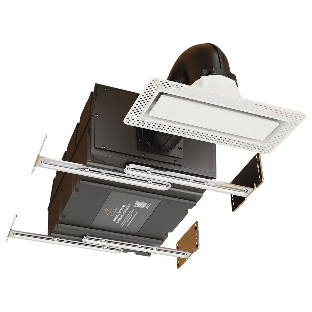 Martin Logan Variable Aperture Vent Style In-Ceiling Subwoofer in Paintable White Grille and Black Enclosure, , large