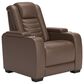 Ashley High Impact Power Recliner with Adjustable Headrest in Tobacco, , large