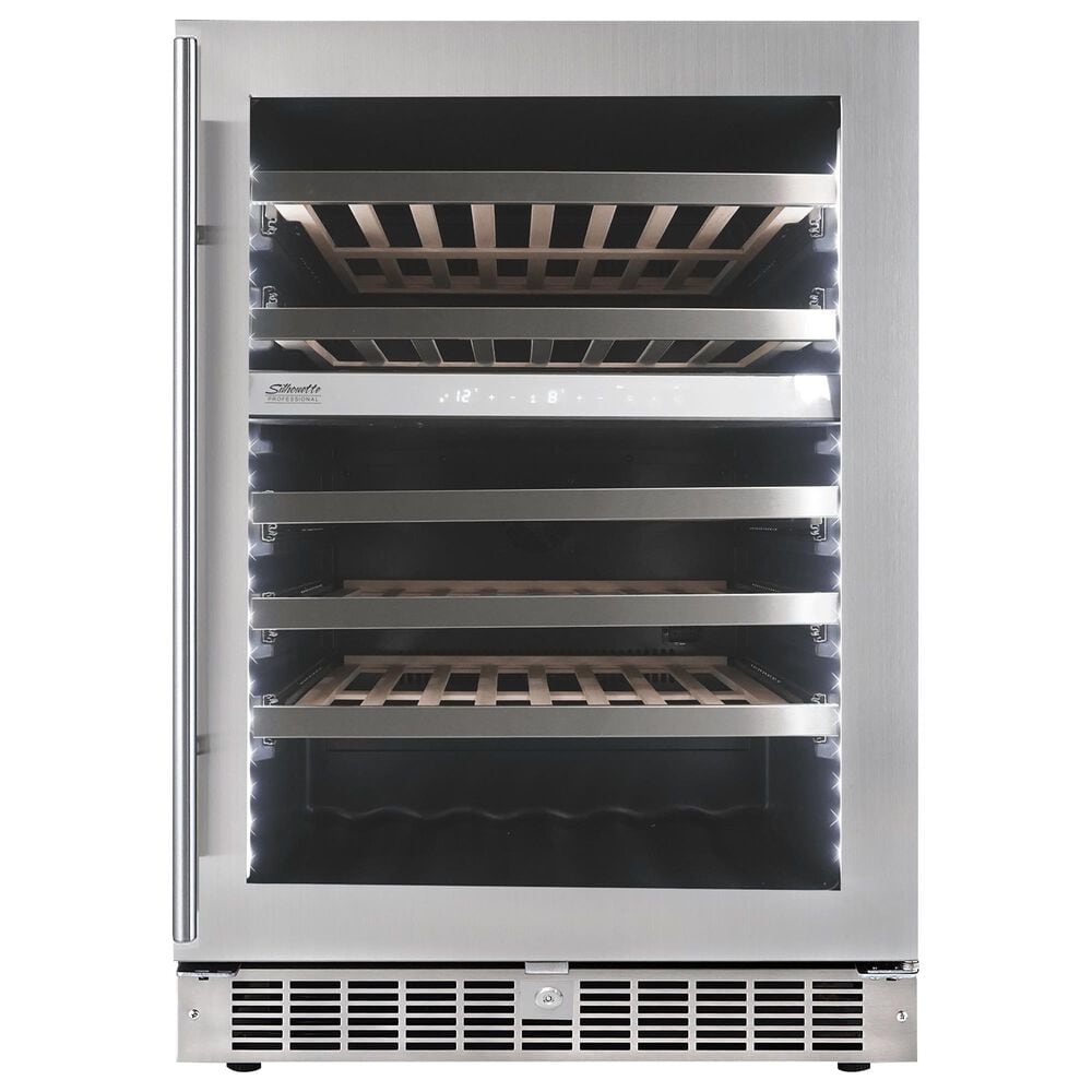 Danby Silhouette Sonoma 5.3 Cu. Ft. Built-In Wine Cooler in Stainless Steel, , large