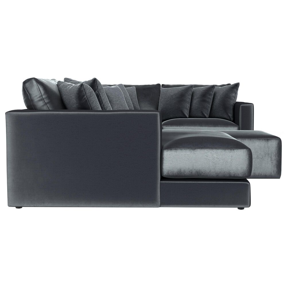 Hartsfield Remington 5-Piece Stationary Right Facing Chaise Sectional in Slate, , large