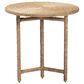 Baxton Studio Fumito Round End Table in Natural Brown, , large
