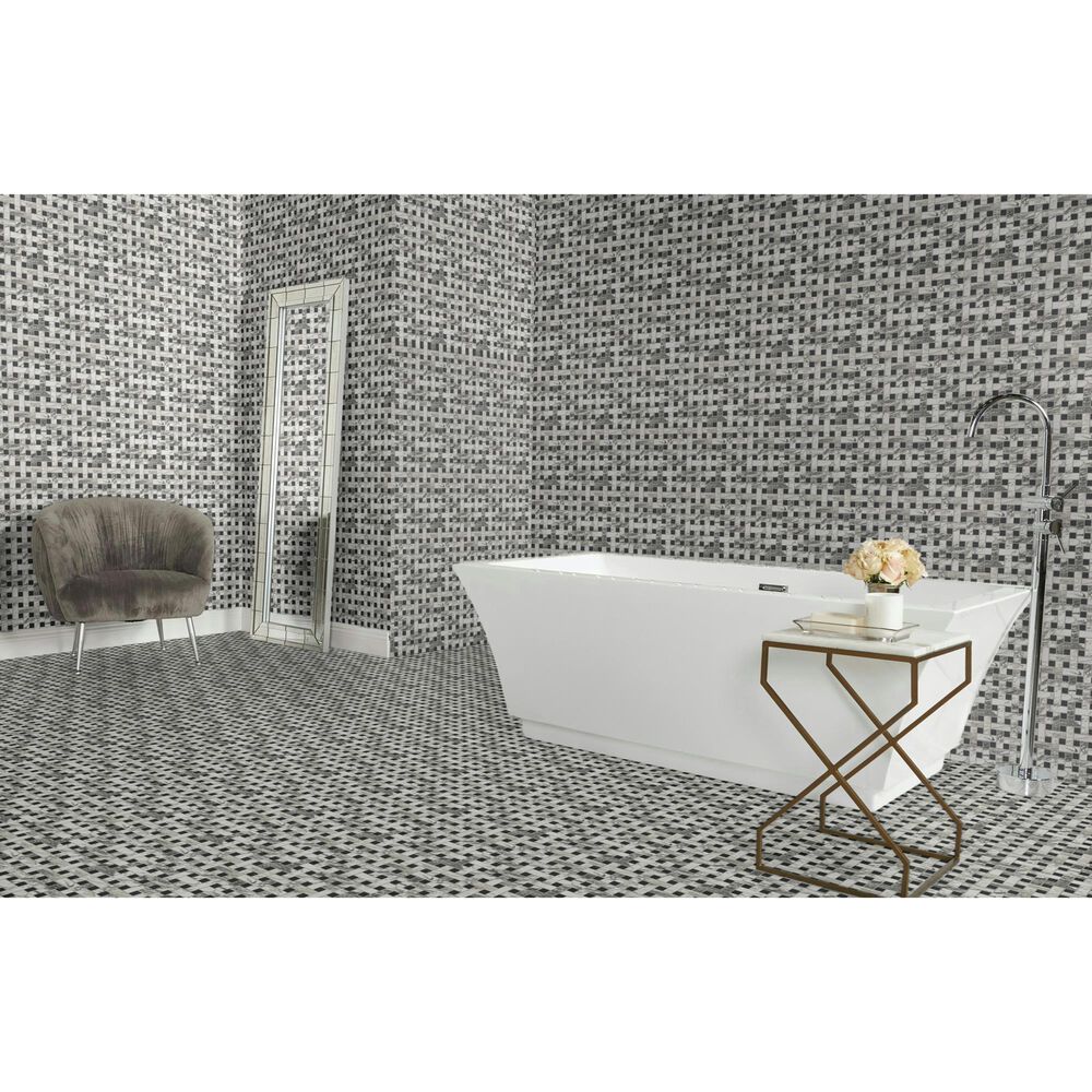 Dal-Tile Divinium Calypso 13-1/8&quot; x 13-1/8&quot; Ceramic Mosaic Sheet, , large