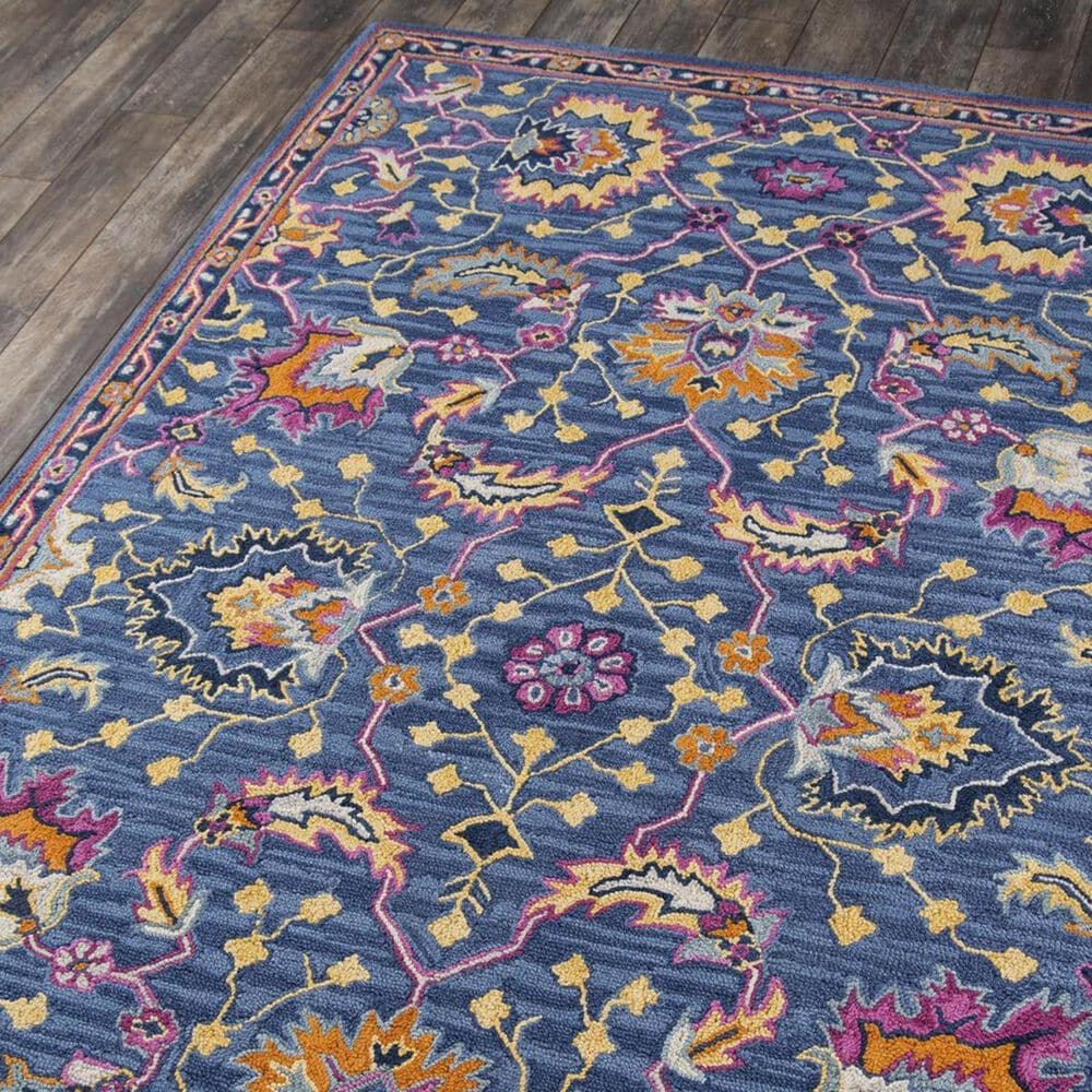 Momeni Ibiza IBI-03 5&#39; x 8&#39; Blue Area Rug, , large