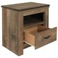 Ashley Trinell 4-Piece Twin Bedroom Set in Brown, , large