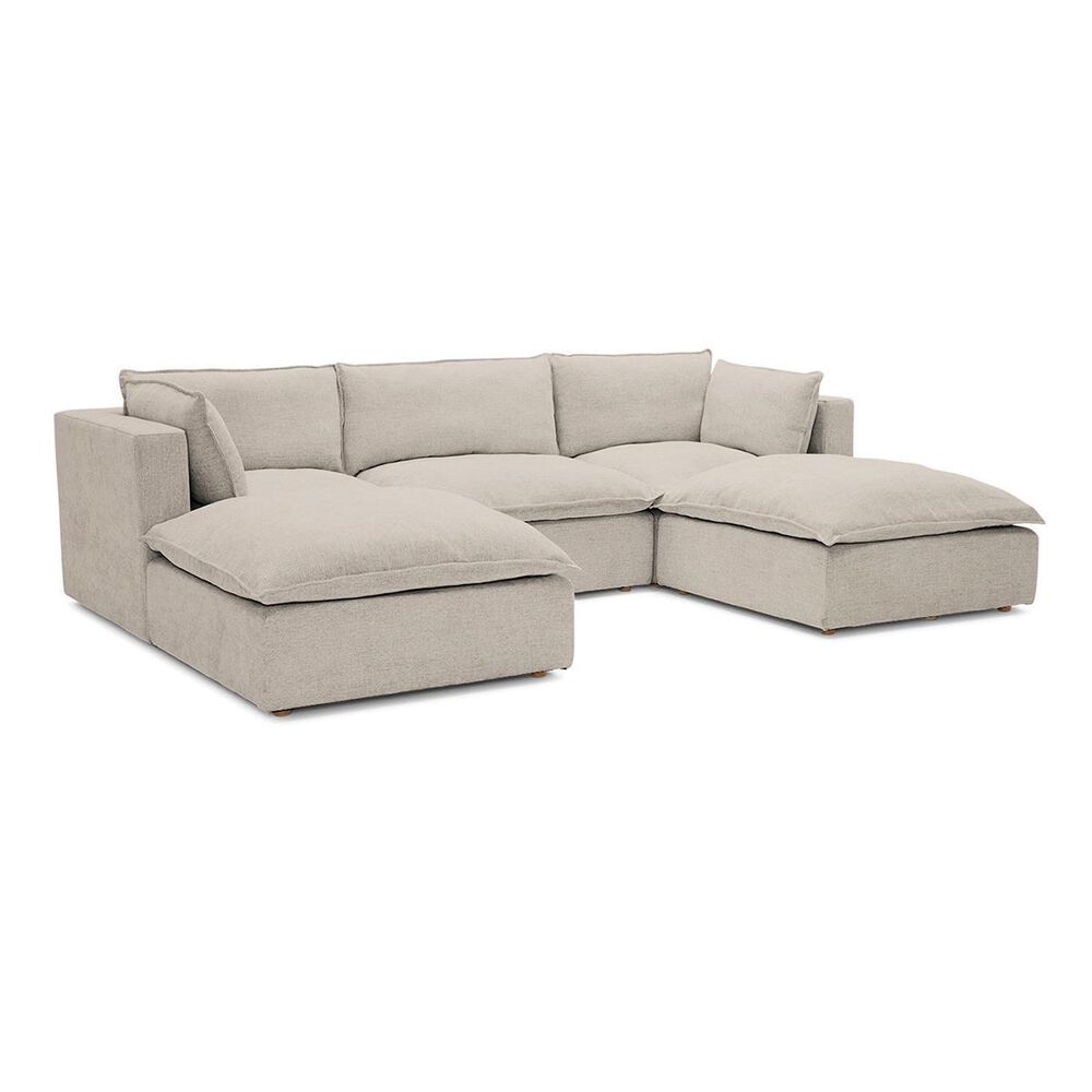 Radley 5 Piece Fabric Modular Sectional Sofa Reviews Baci Living Room