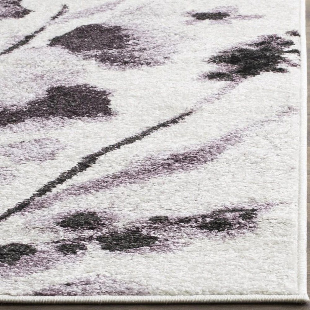 Safavieh Adirondack ADR127L 2&#39;6&quot; x 10&#39; Ivory and Purple Runner, , large