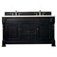 James Martin Vanities Brookfield 60" Double Bathroom Vanity in Antique Black with 3 cm Eternal Marfil Quartz Top and Rectangle Sinks, , large