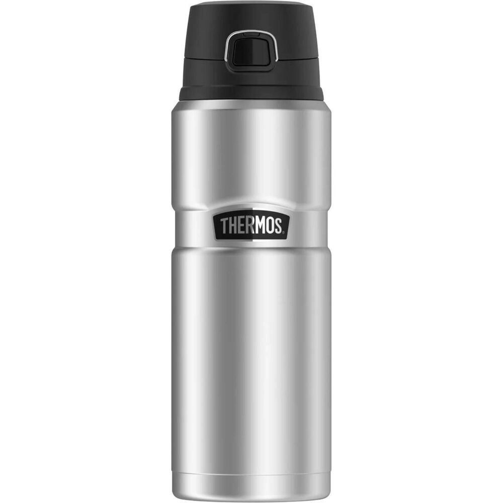 Thermos 24 Oz Stainless King Vacuum Insulated Stainless Steel Drink Bottle in Stainless Steel, , large