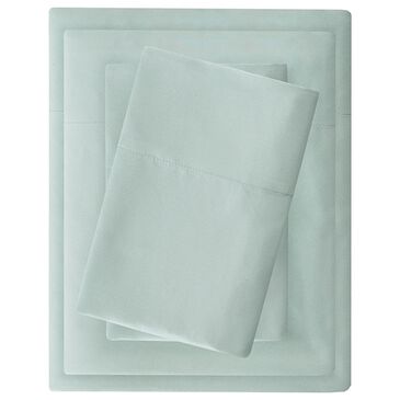 Hampton Park Madison Park 4-Piece Luxurious Brushed Microfiber Deep Pocket Full Sheet Set in Seafoam, , large