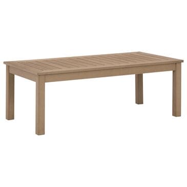 Ashley Hallow Creek Outdoor Cocktail Table in Driftwood, , large