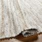Surya Florentina Off-White, Charcoal and Light Slate 10" x 14" Area Rug, , large