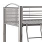 Linon Home Decor Heavy Full Over Full Bunk Bed in Pewter, , large