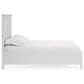 Urban Home Grace Eastern King Panel Bed in Snowfall White, , large