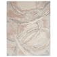 Nourison Brushstrokes 12" x 15" Beige and Grey Area Rug, , large