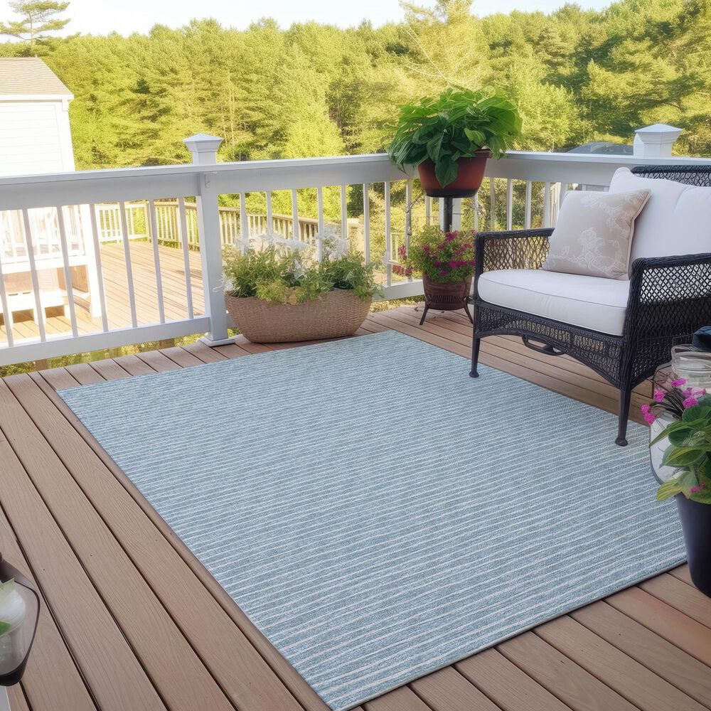 Dalyn Rug Company Laidley 8&#39; x 10&#39; Sky Blue Indoor/Outdoor Area Rug, , large