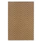 Oriental Weavers Karavia 1330X 7"10" x 10"10" Tan Outdoor Rug, , large