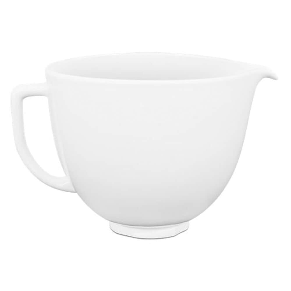 KitchenAid 5 Quart Ceramic Bowl in White Chocolate, , large