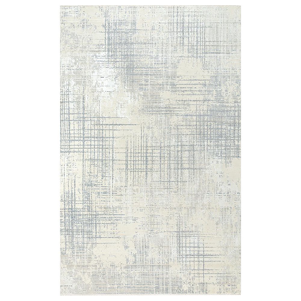 RIZZY Couture 9" x 12" Beige and Gray Area Rug, , large