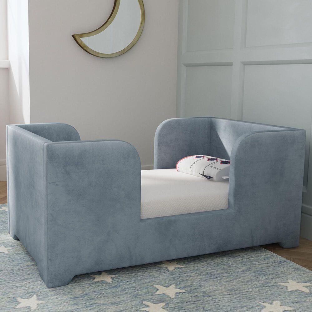 Eastern Shore Thoe Toddler Bed in Blue, , large