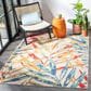Safavieh Cabana CBN368A 5"3" x 7"7" Ivory and Navy Indoor/Outdoor Area Performance Rug, , large