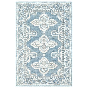 Surya Granada GND-2300 8" x 10" Pale Blue, Beige and Sky Blue Area Rug, , large