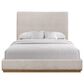 Sterling Timber Elure King Upholstered Panel Bed in Latte, , large