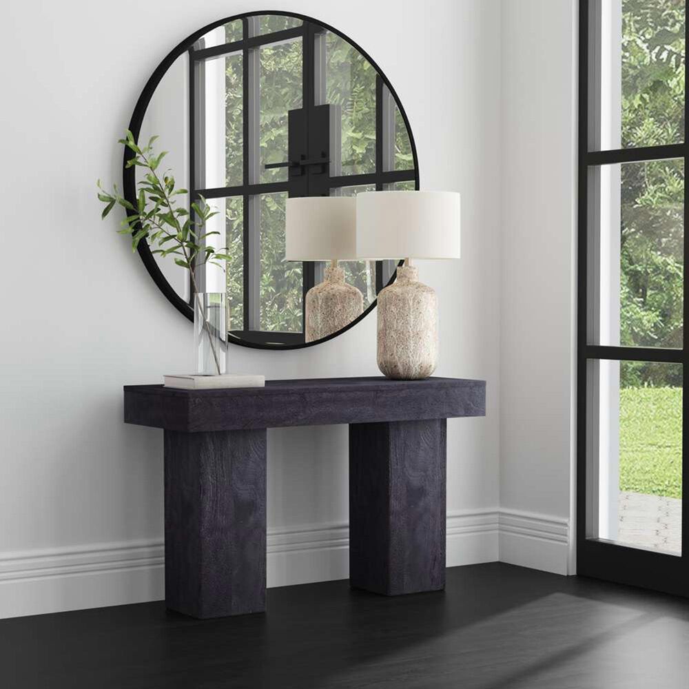 Bassett Mirror Company Padula Console Table in Dusty Black, , large